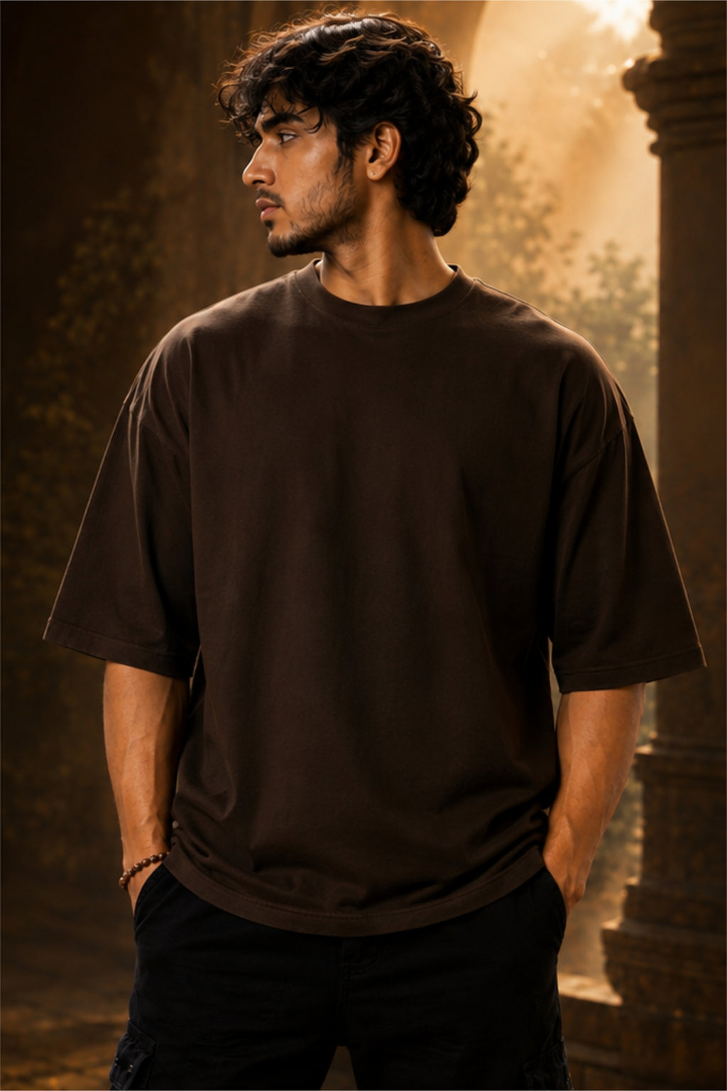 Bhagavad Gita Phoenix Graphic Oversized T-Shirt – Premium Streetwear