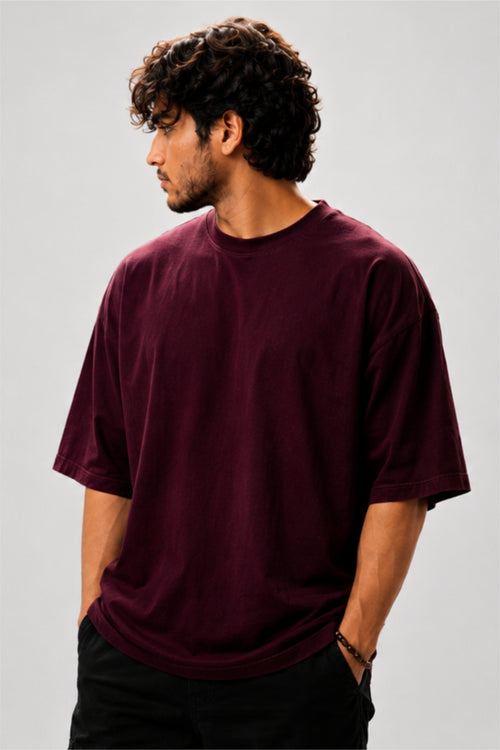 Bhagavad Gita Yada Yada Hi Dharmasya Oversized T-Shirt | Fabrixa