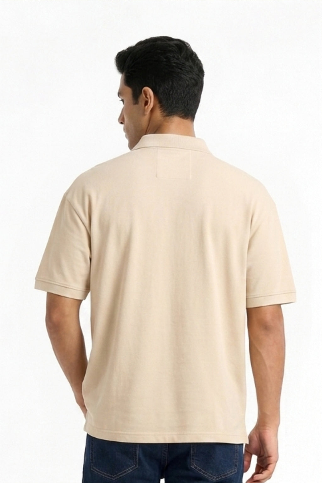 Fabrixa Store Premium Beige Polo T-Shirt for Men