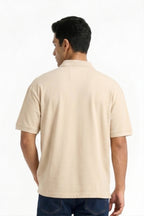 Fabrixa Store Premium Beige Polo T-Shirt for Men