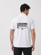 Loading Motivation 1% Back Print Polo T-Shirt
