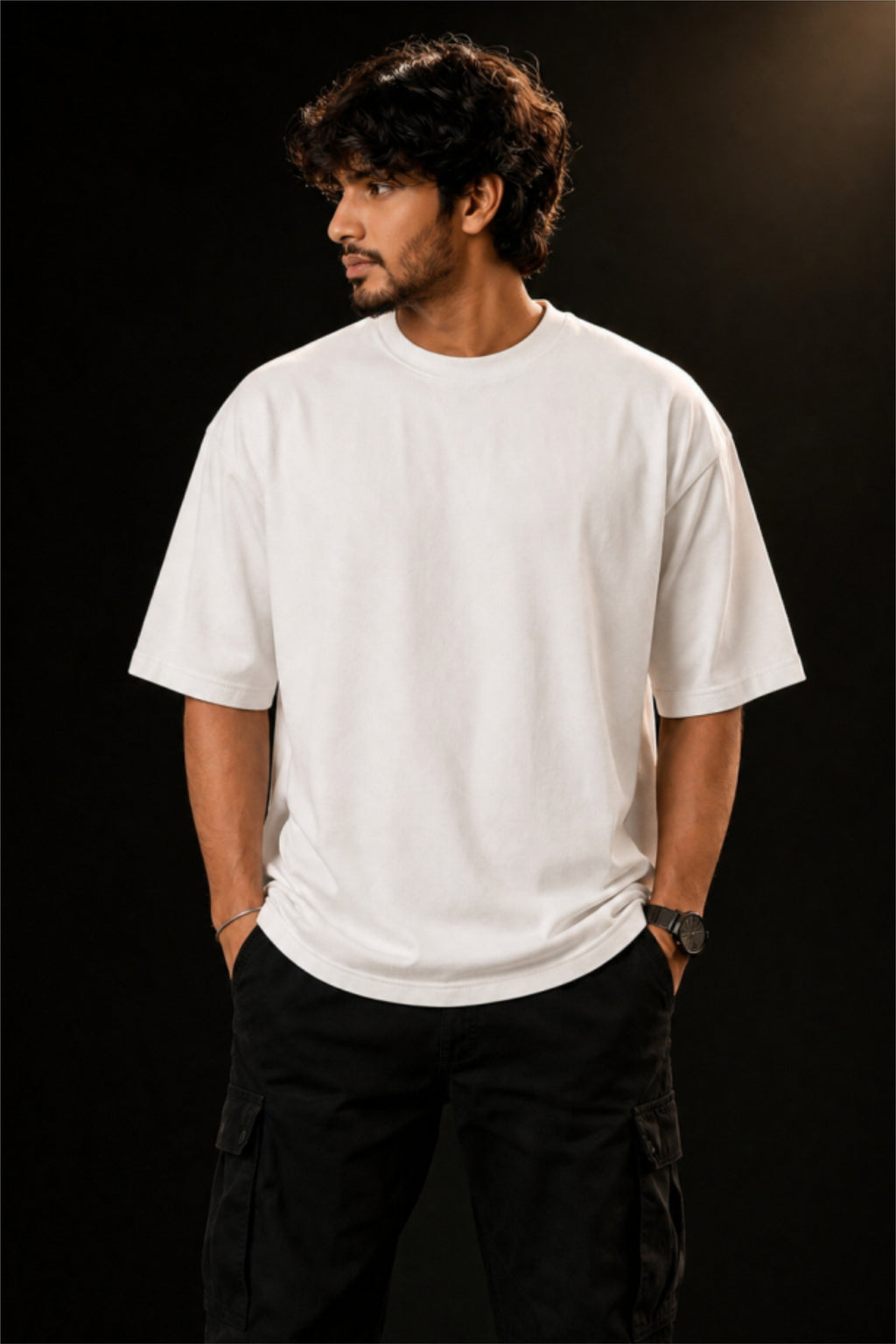 Bhagavad Gita Oversized T-Shirt – White
