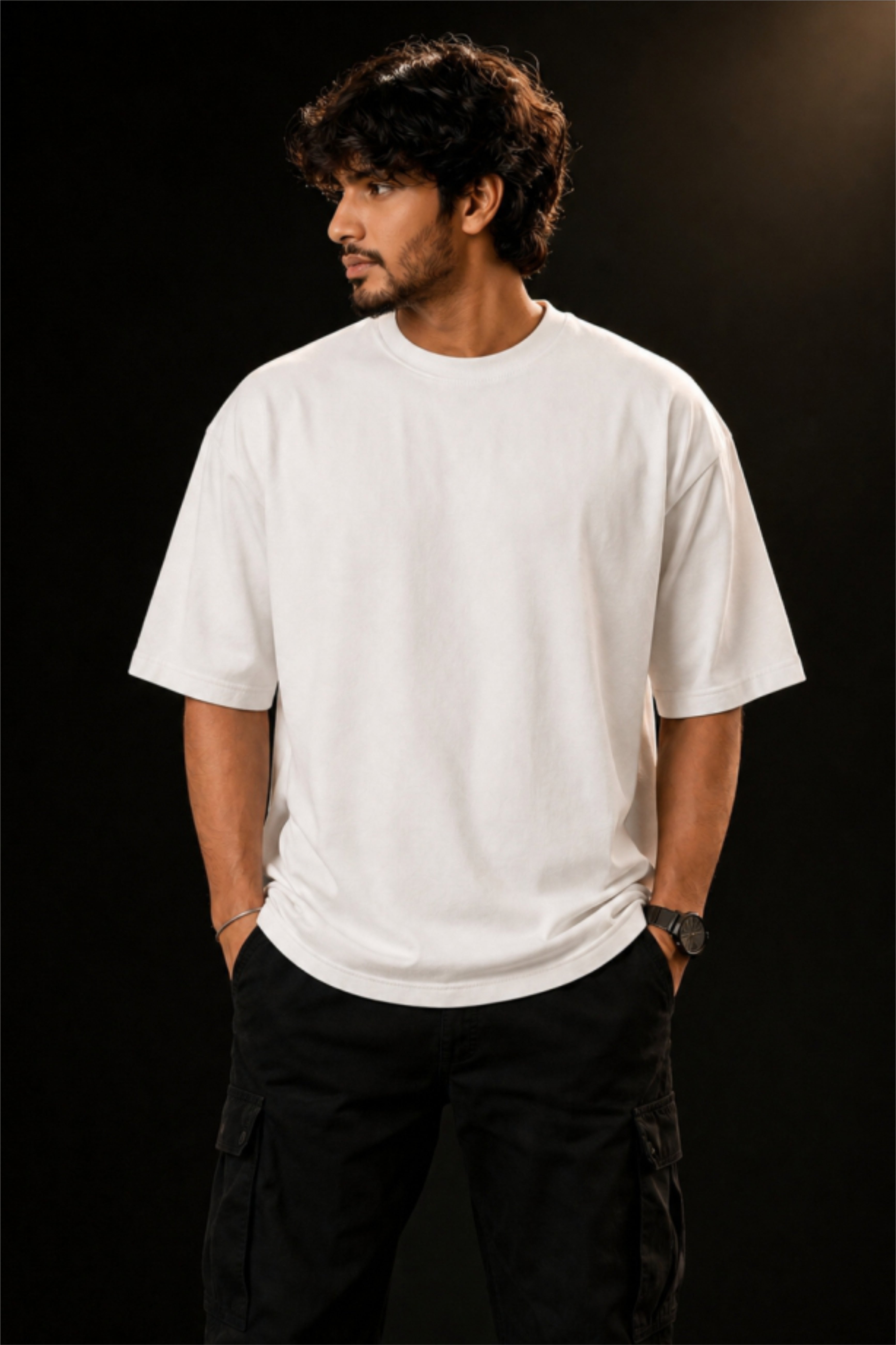 Bhagavad Gita Oversized T-Shirt – White
