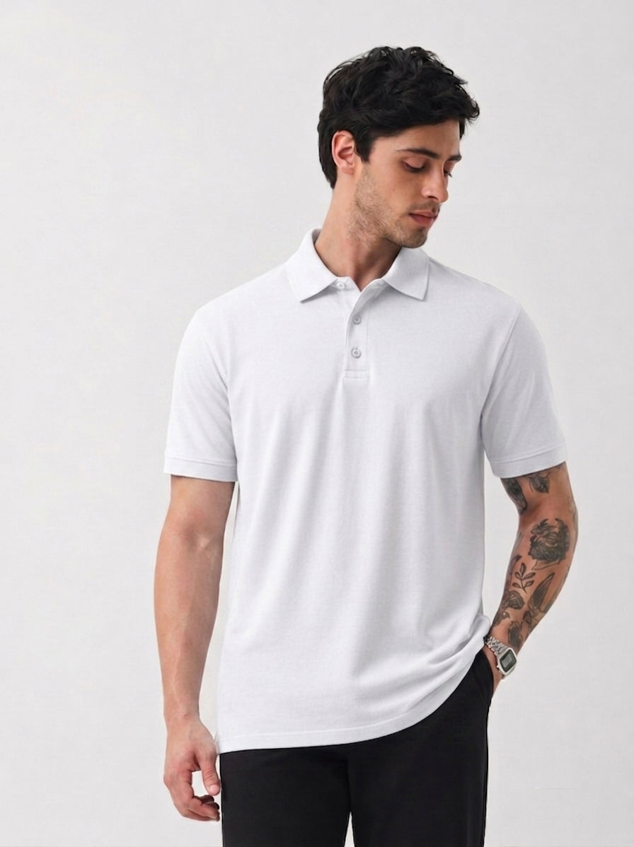 Loading Motivation 1% Back Print Polo T-Shirt