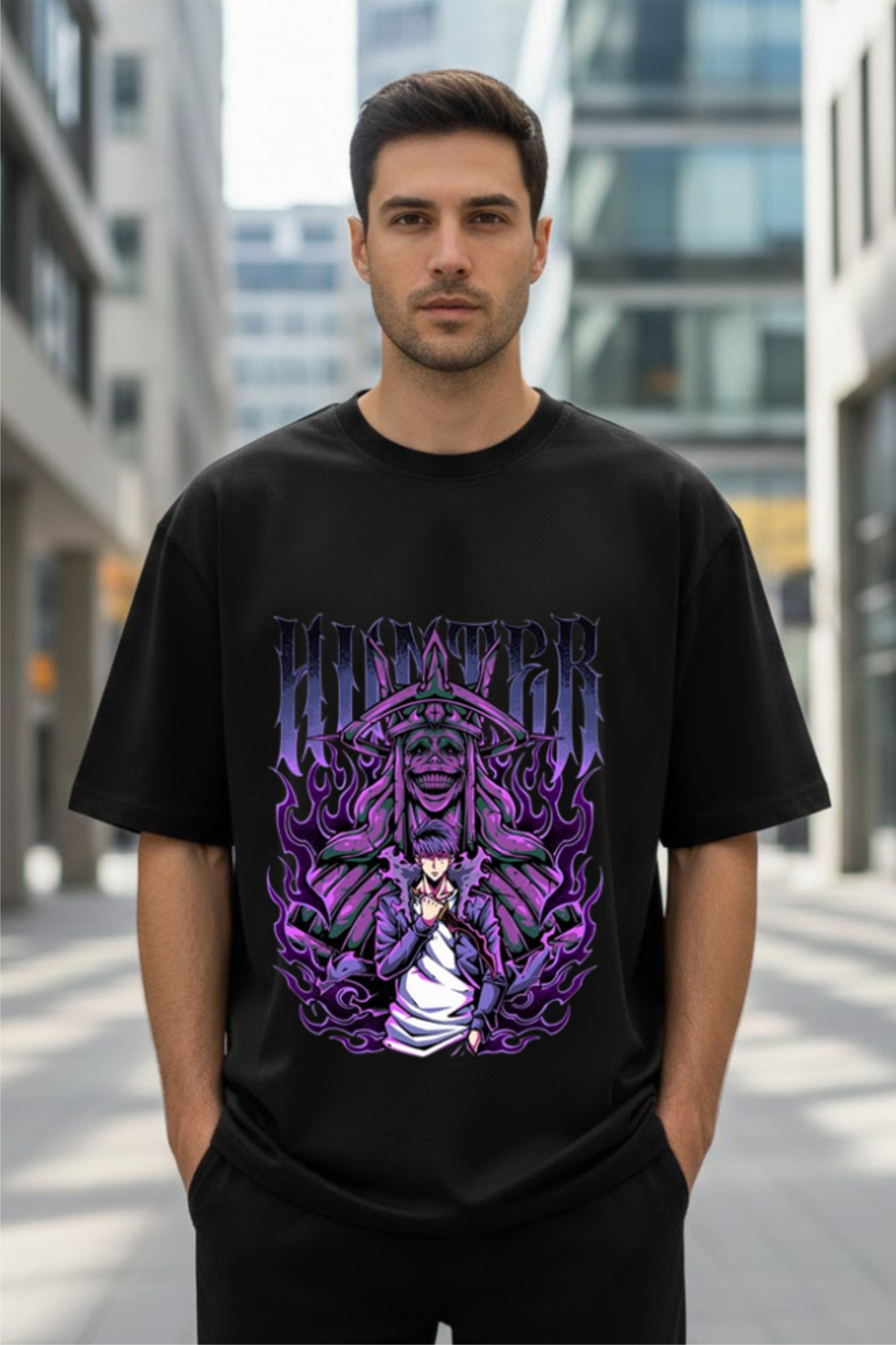 Satoru Gojo Anime oversized t shirt