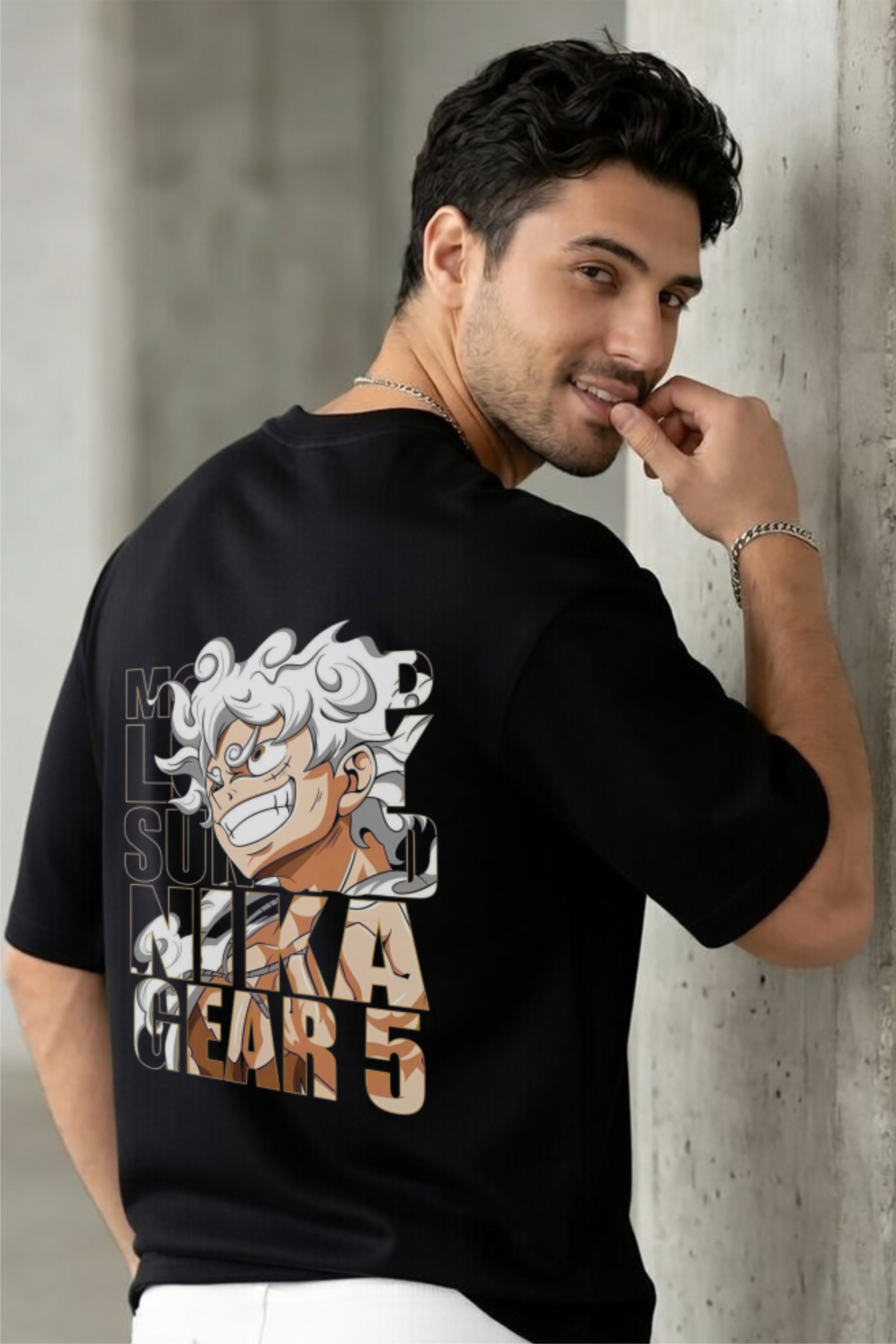 Monkey D. Luffy Anime Graphic T Shirt for Men