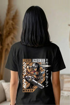 Mikasa Ackerman Anime Girls T-Shirt