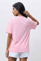 BTS Series Girls Pink Graphic T-Shirt