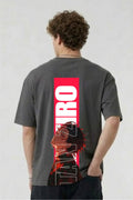 Tanjiro Anime Graphic Oversized T Shirt for Men
