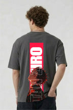 Tanjiro Anime Graphic Oversized T Shirt for Men