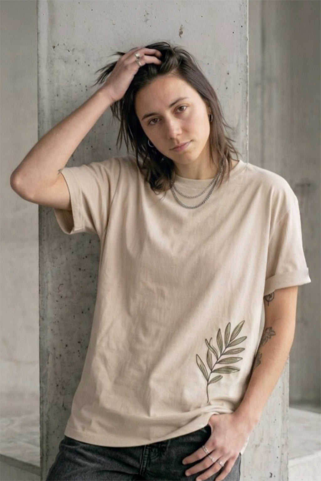 Olive Leaves Girls T-Shirt