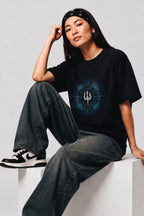 Women’s Oversized Trisul Graphic t shirt