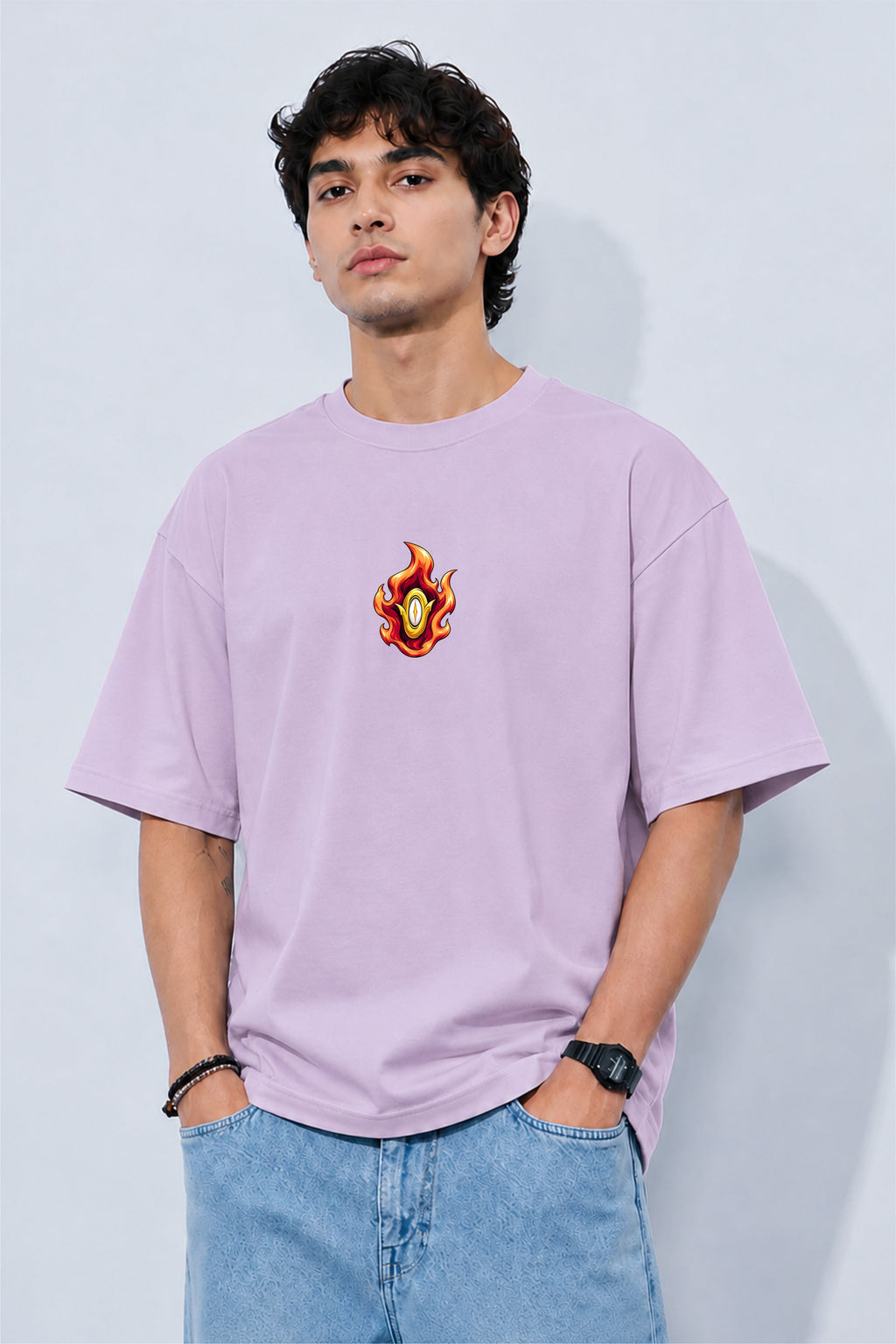 Kyojuro Rengoku Demon Slayer Anime Oversized T-Shirt | Fabrixa