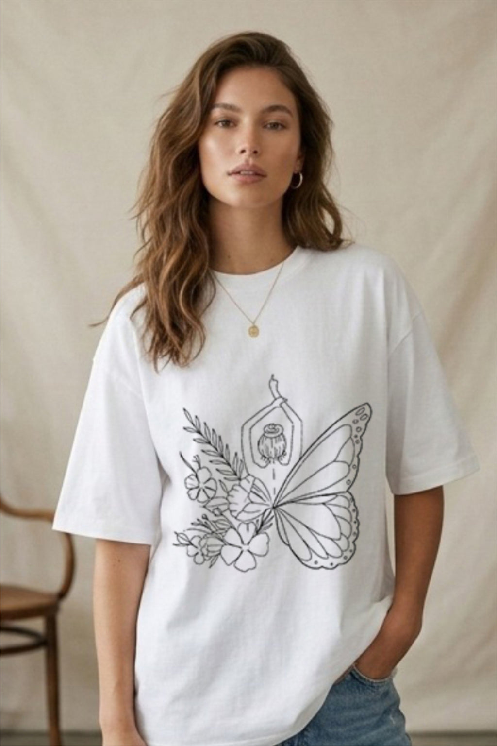 Butterfly girl t shirt