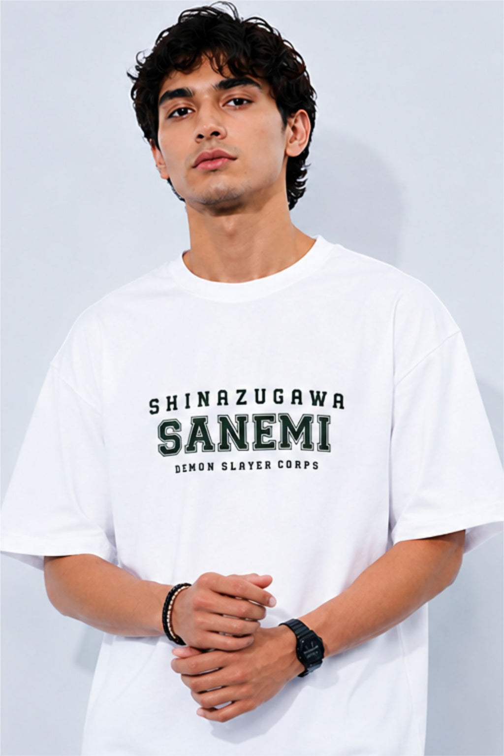 Sanemi Shinazugawa Demon Slayer Anime Oversized T-Shirt | Fabrixa
