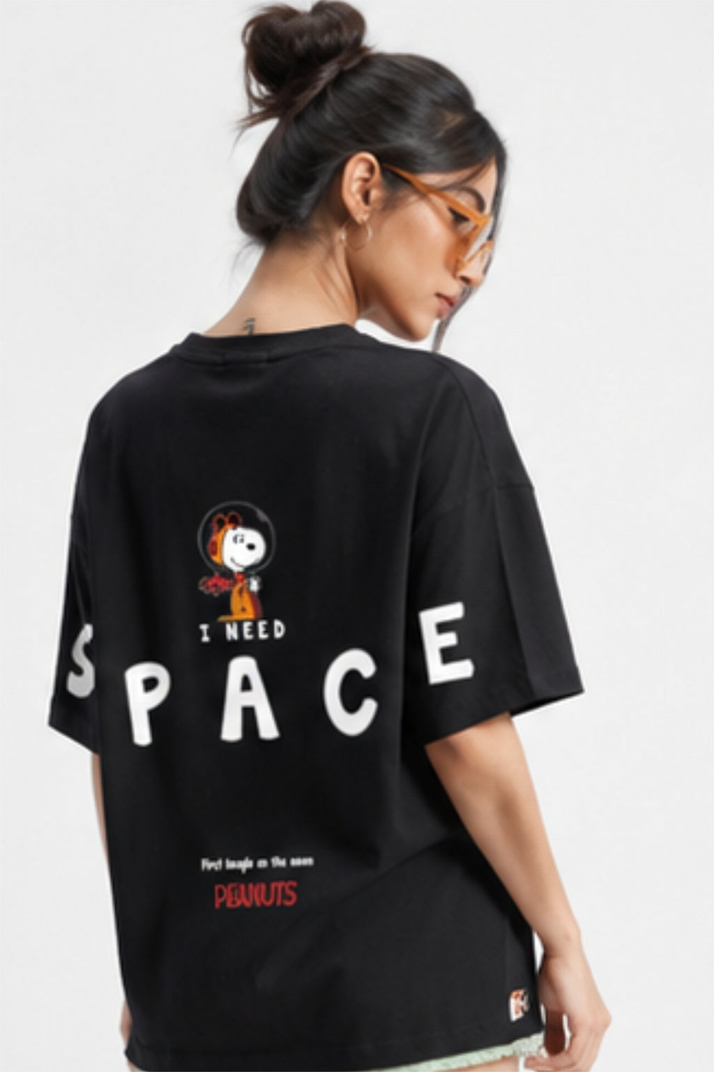 Oversized Graphic T-Shirt – I NEED SPACE