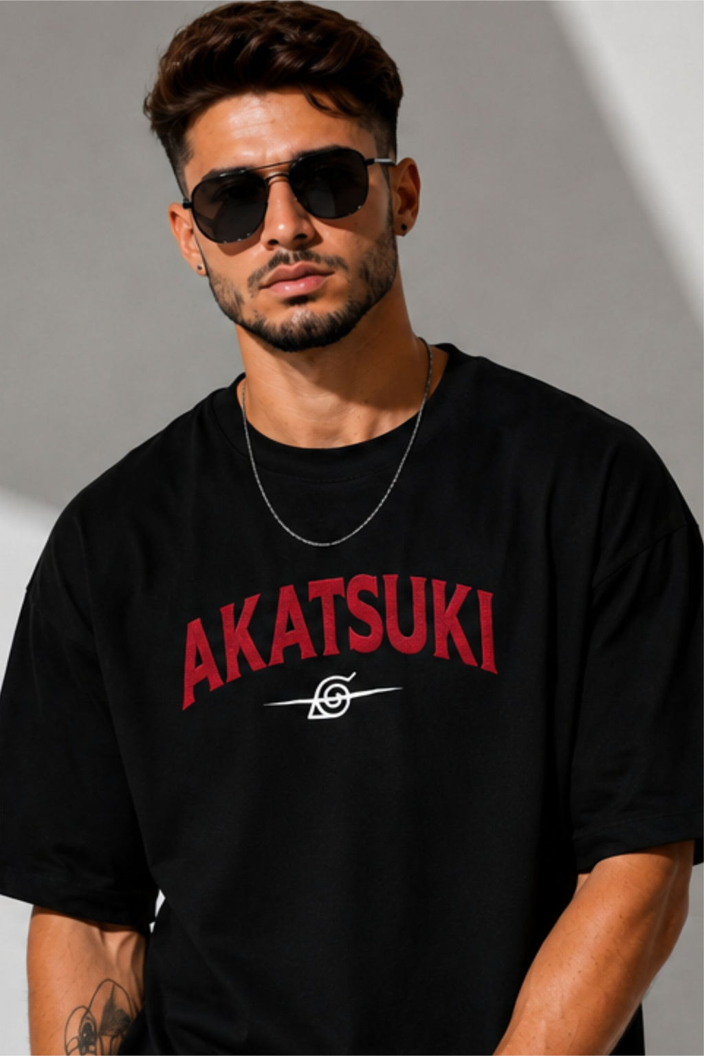 Akatsuki Anime Oversized T-Shirt for Men FABRIXA