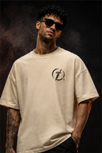 Fabrixa Rise Phoenix Graphic Oversized T-Shirt for Men