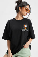 Oversized Graphic T-Shirt – I NEED SPACE