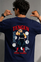 Tengen Uzui Demon Slayer Sound Hashira Oversized T-Shirt | Fabrixa