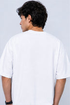Kalyug Sanskrit Graphic Oversized T-Shirt – White | Fabrixa