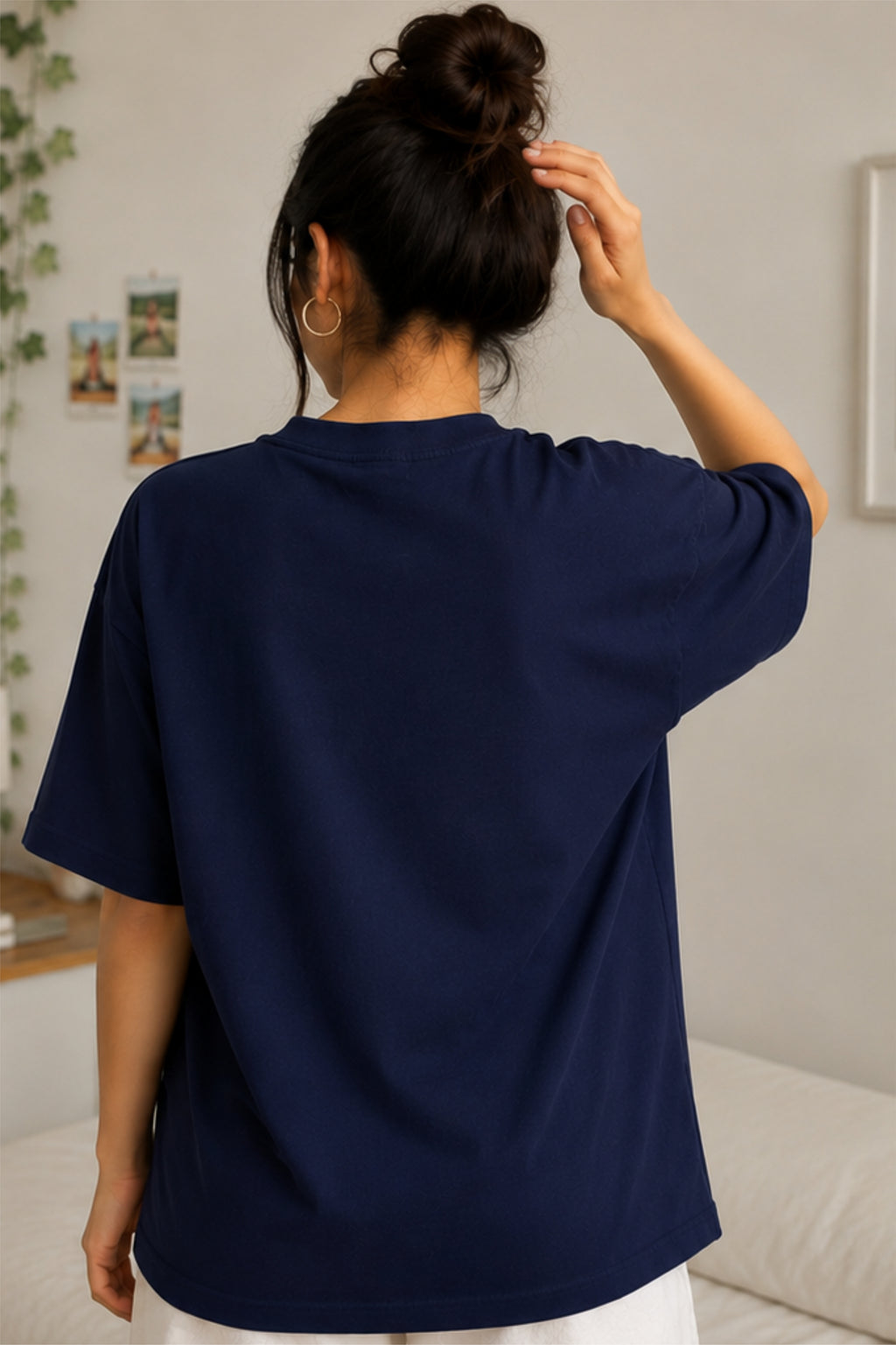 Panda Whispers Oversized Tee