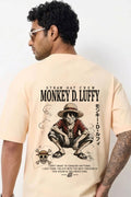 Monkey D. Luffy One Piece Anime Oversized T-Shirt | Fabrixa