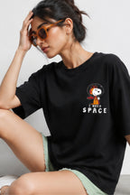Oversized Graphic T-Shirt – I NEED SPACE