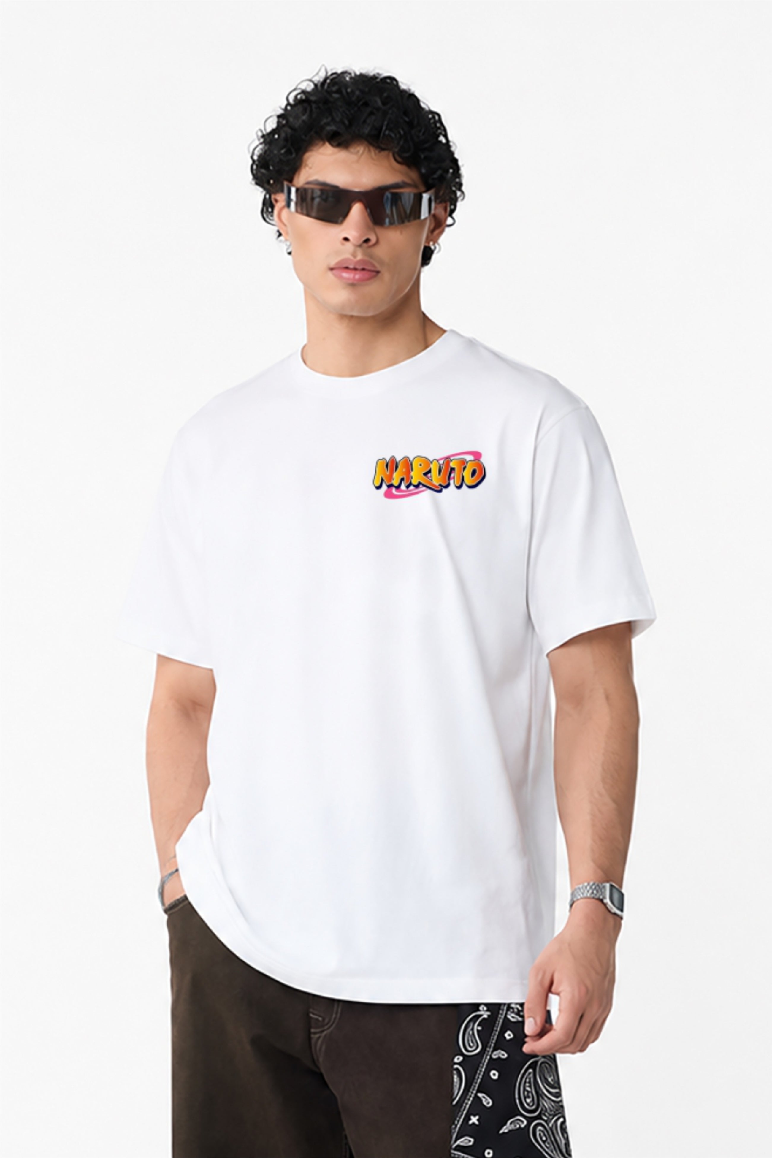 Naruto Anime Printed Round Neck T-Shirt