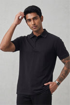 Salary Received Salary Gone Back Print Polo T-Shirt