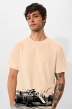 Fabrixa Premium Oversized Racing Graphic T-Shirt