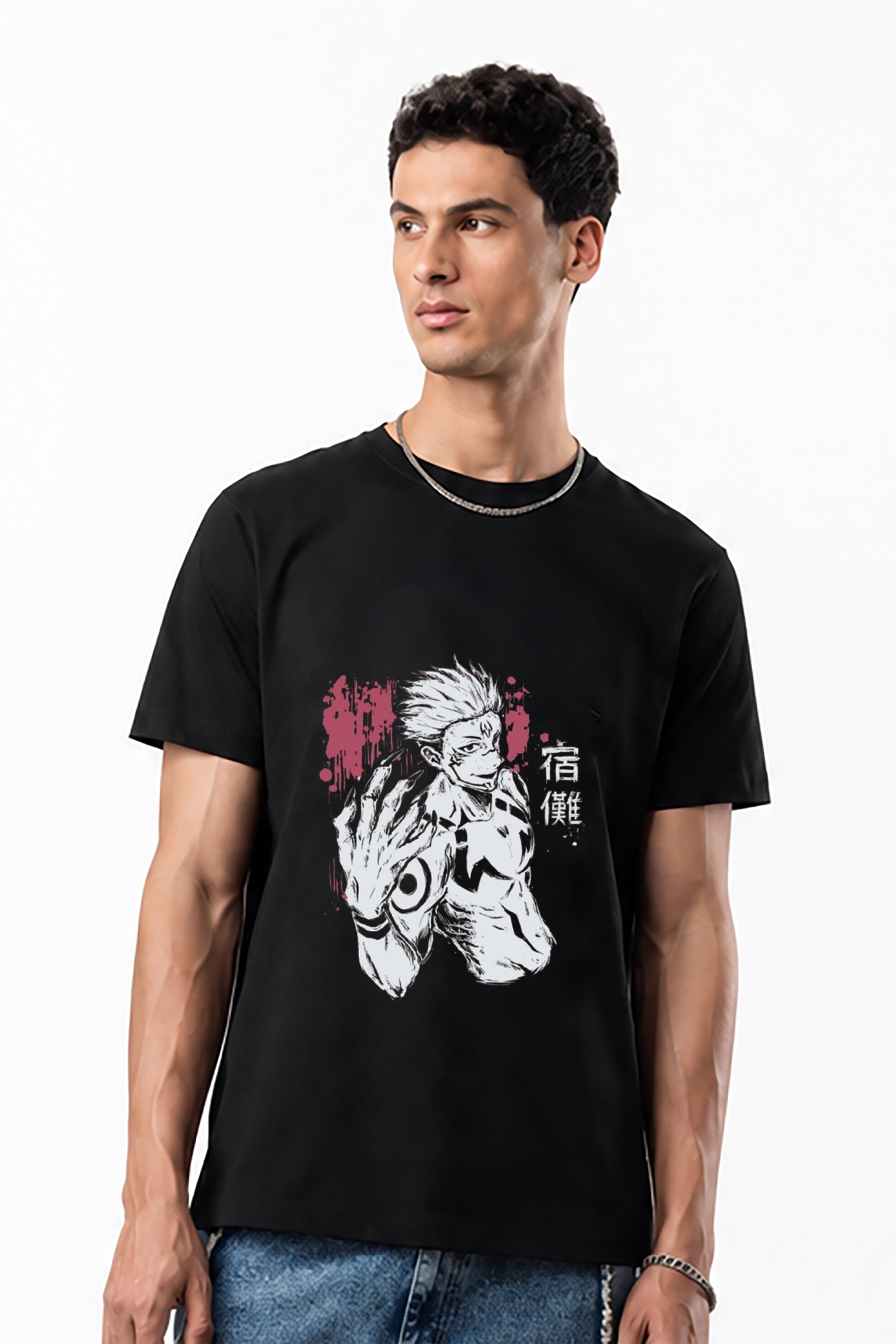 Fabrixa Store Sukuna Inspired Anime T-Shirt