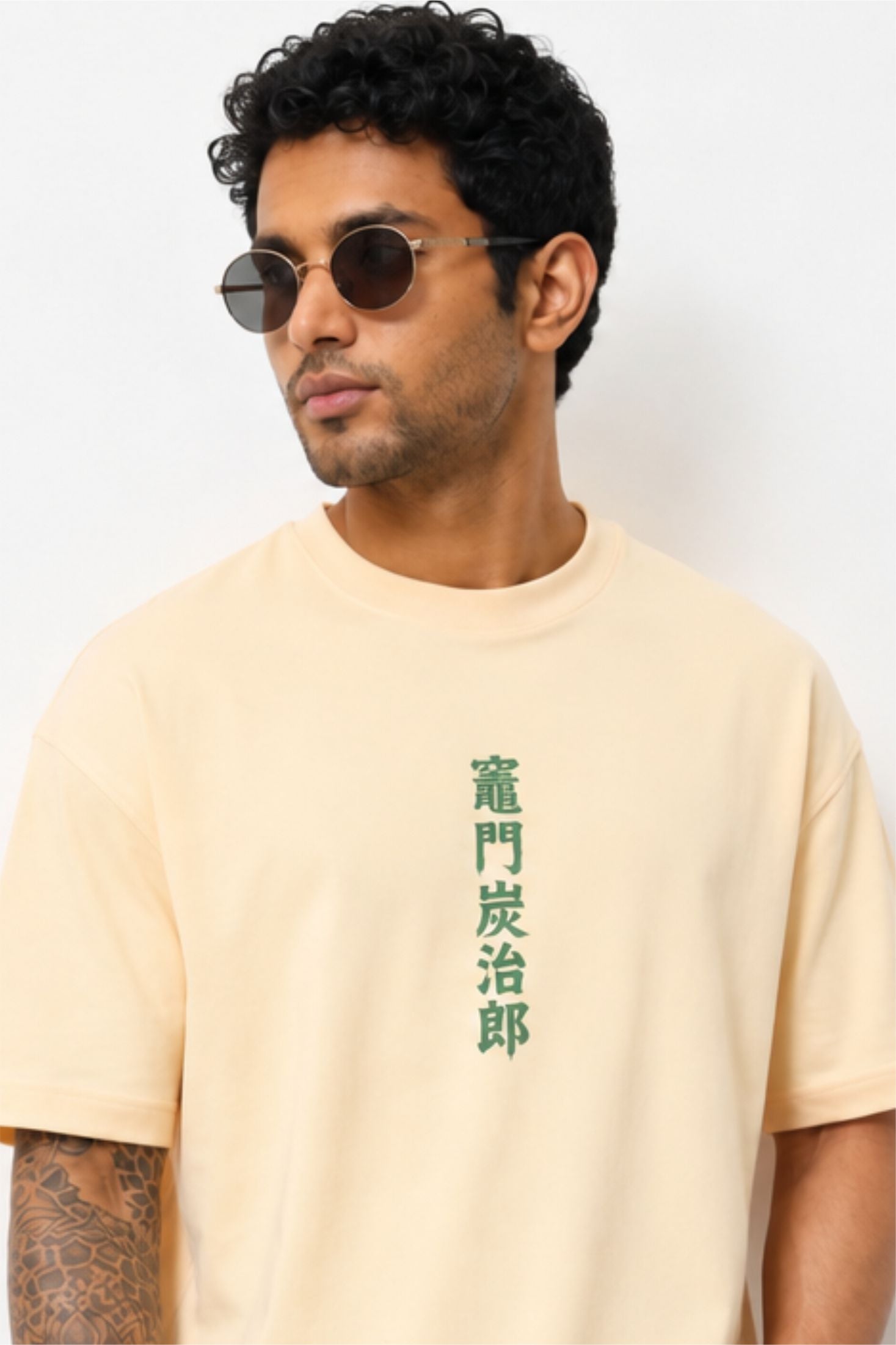 Tanjiro Kamado Demon Slayer Anime Oversized T-Shirt | Fabrixa