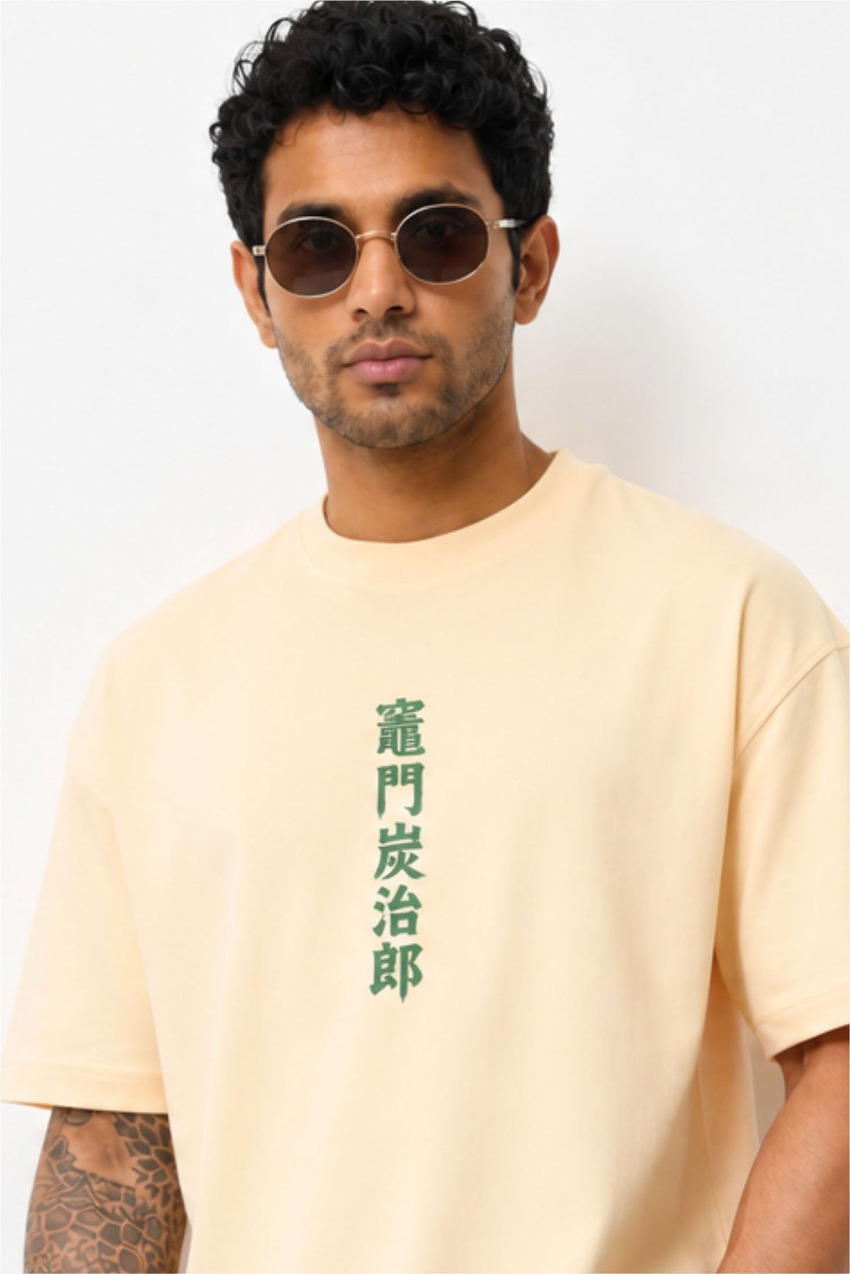 Tanjiro Kamado Demon Slayer Anime Oversized T-Shirt | Fabrixa