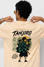 Tanjiro Kamado Demon Slayer Anime Oversized T-Shirt | Fabrixa