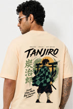 Tanjiro Kamado Demon Slayer Anime Oversized T-Shirt | Fabrixa