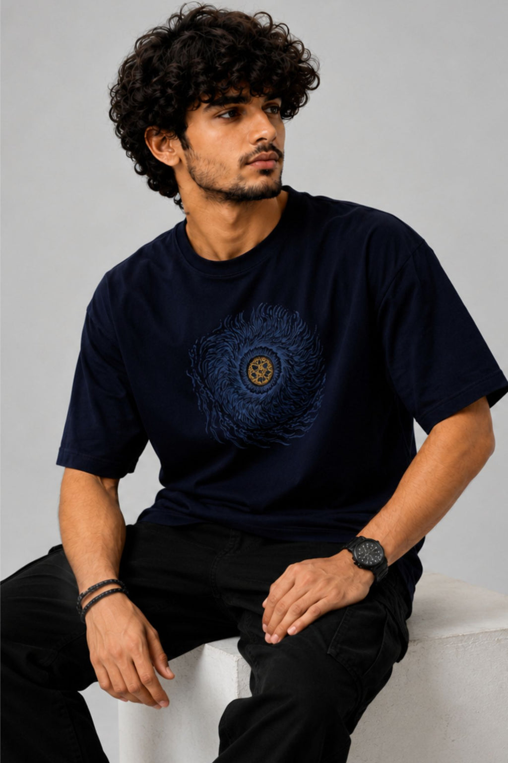 Divine Symbols – Spiritual Oversized T-Shirt