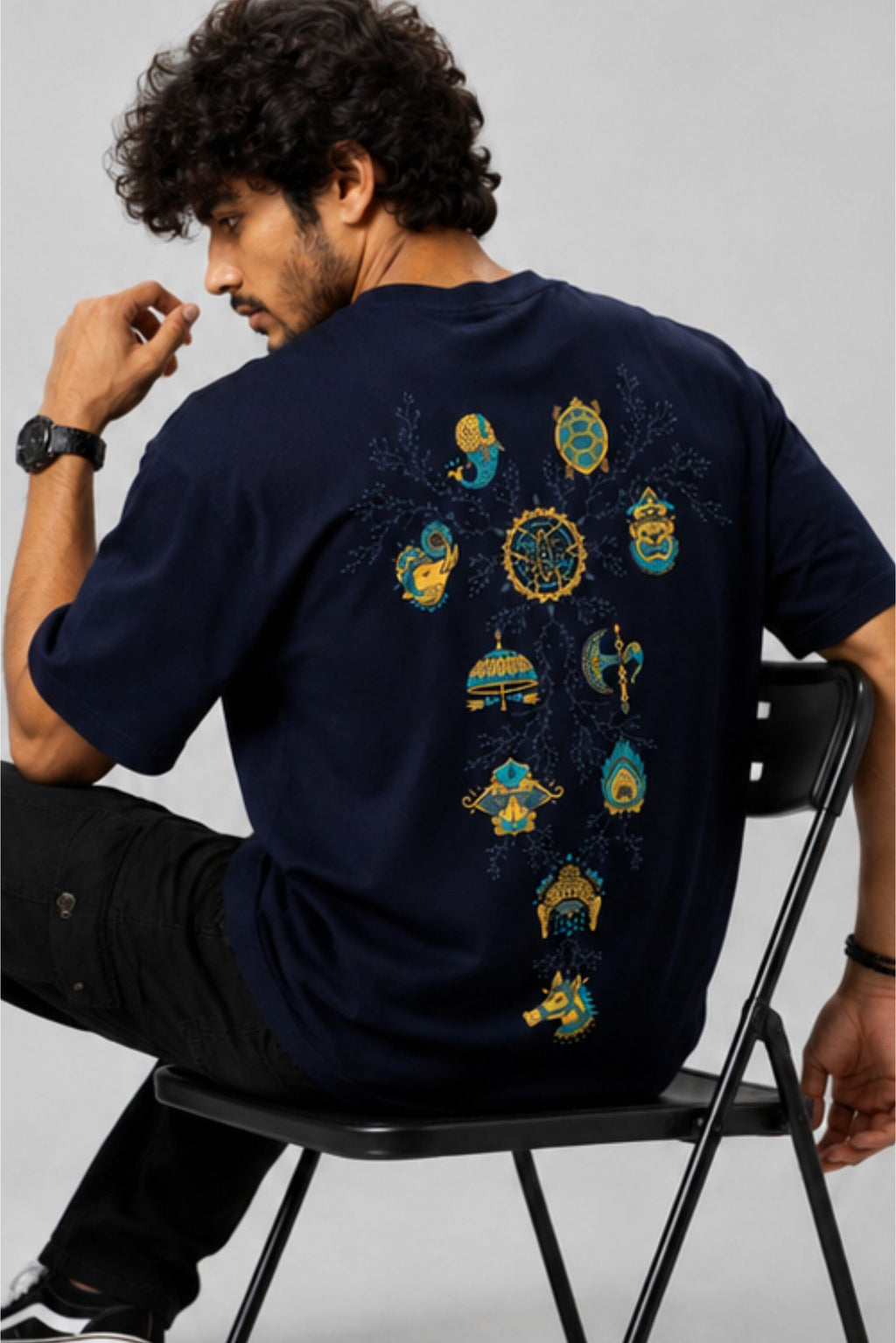 Divine Symbols – Spiritual Oversized T-Shirt