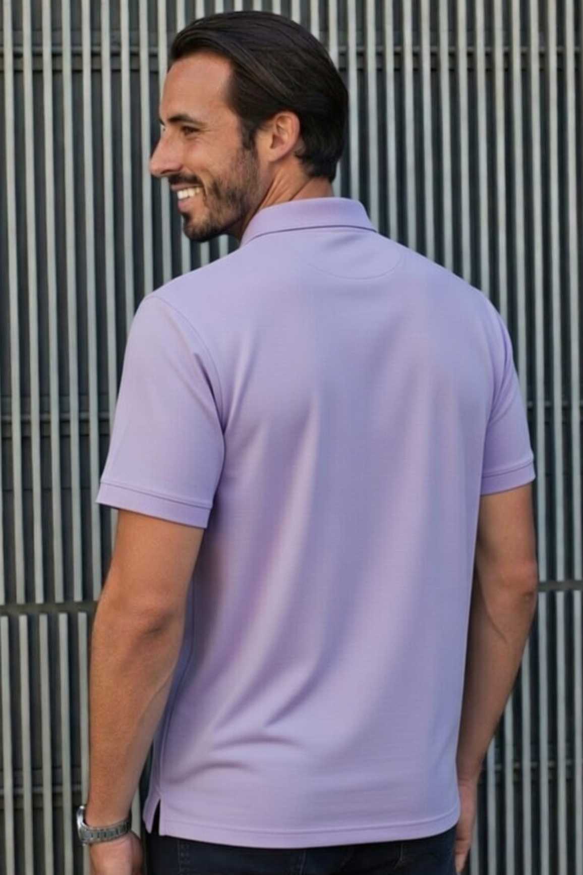 Polo t-shirt Plain t-shirt - Back