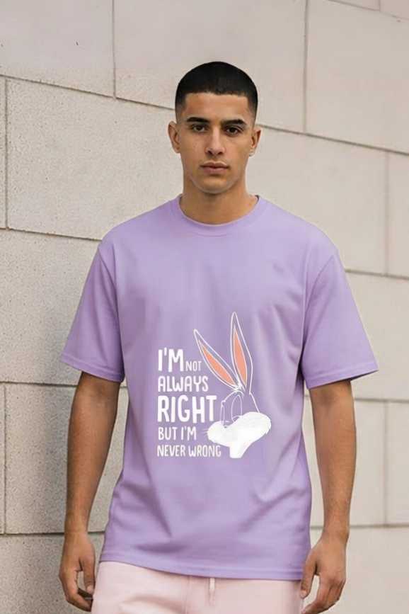 i am not always rights oversize t shirt