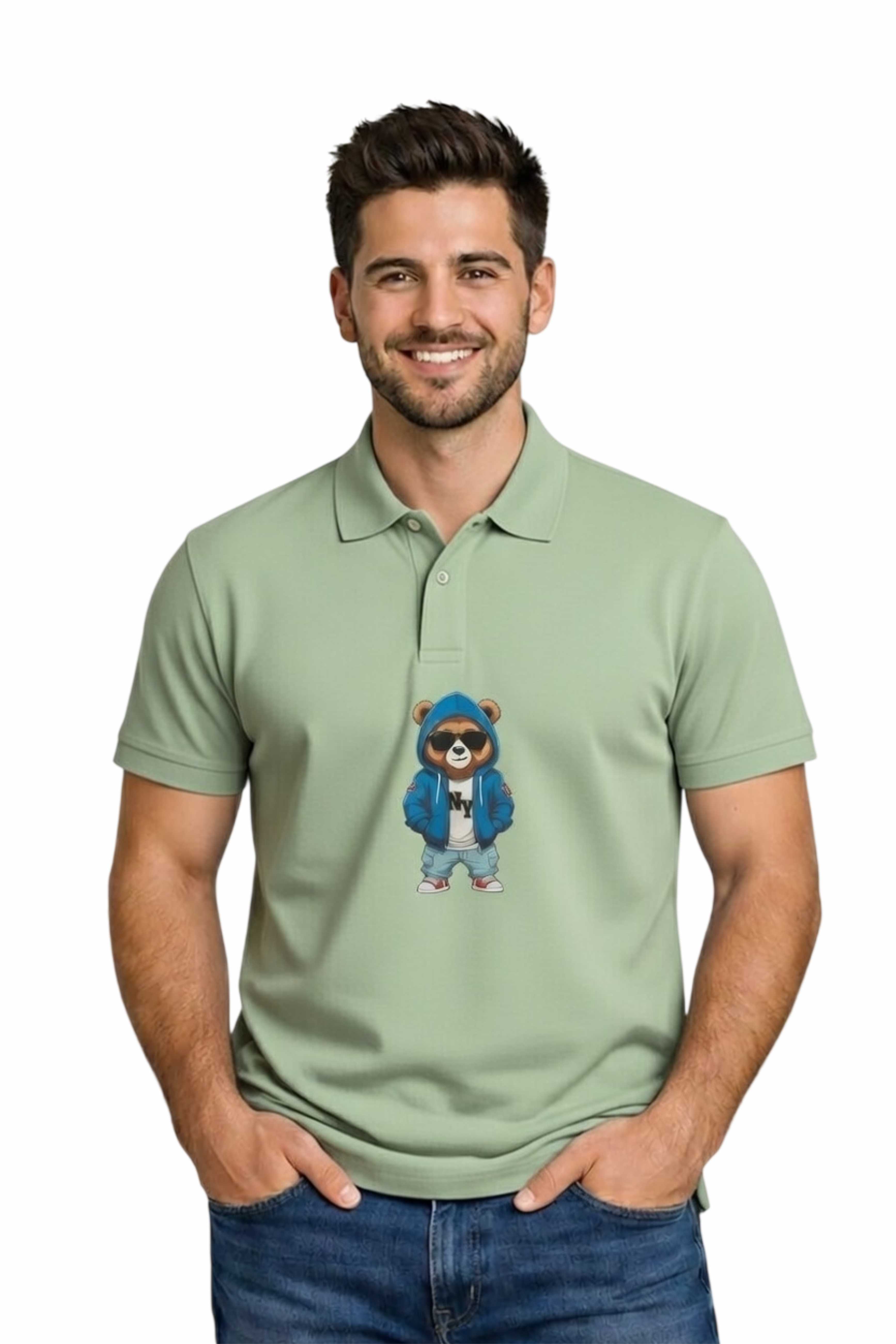 Streetwear Graphic  polo t shirt