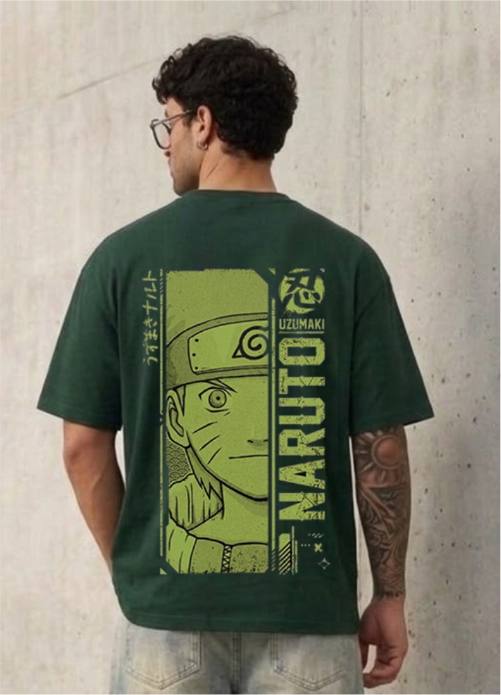 Naruto Anime T-shirt over size