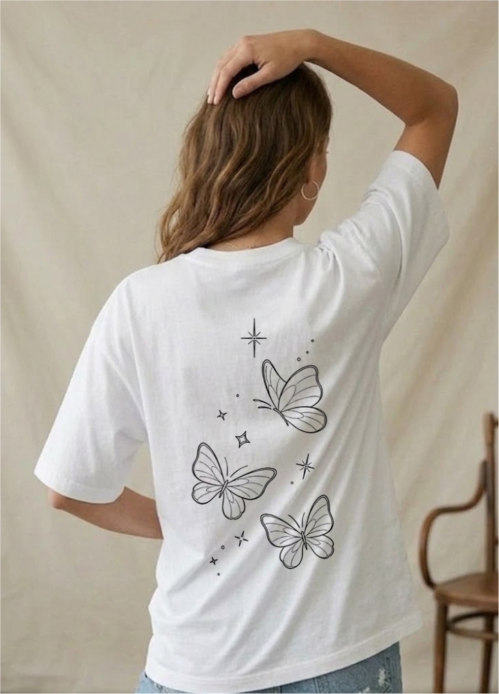 Butterfly girl t shirt
