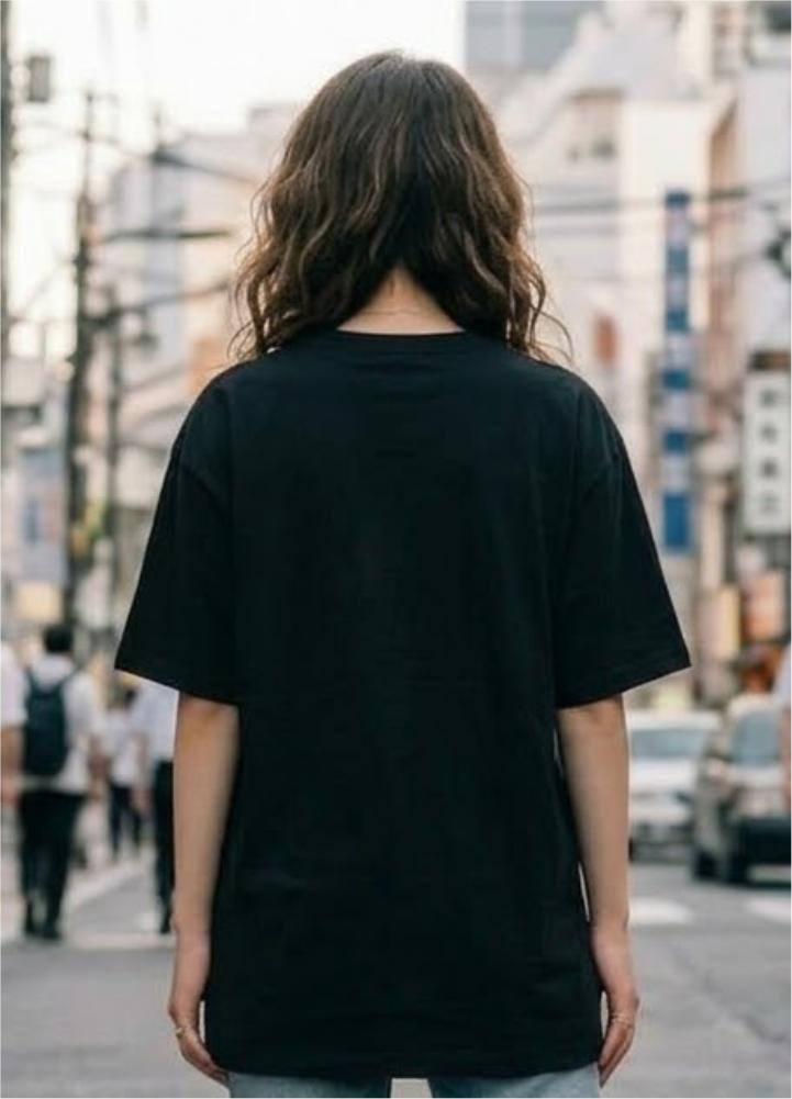 Bunny warrior girls t shirt - Back