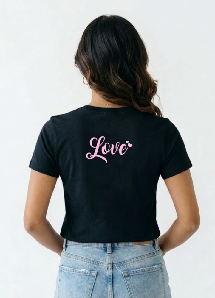 Heart girls t shirt - Back