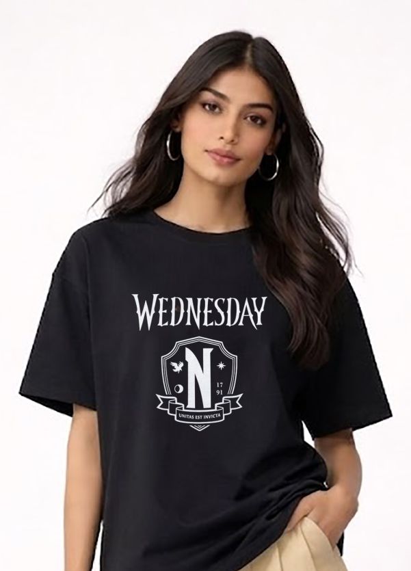 Wednesday series oversize t shirt