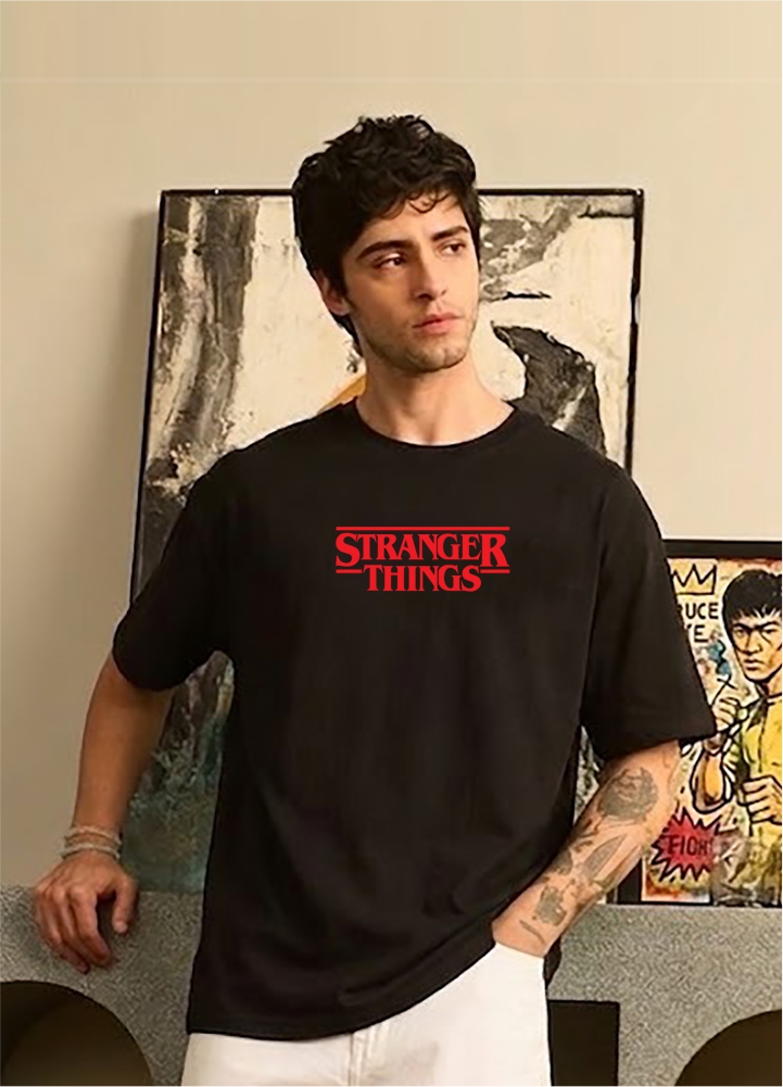 stranger things oversized t shirt